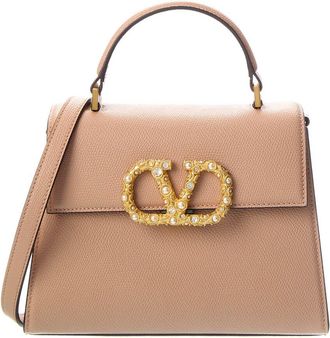 Valentino Vsling Small Leather Shoulder Bag