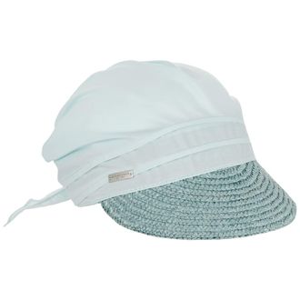 Seeberger Ansali Straw Visor Cap Women -, Mint Green, 6 3/4/7 1/4