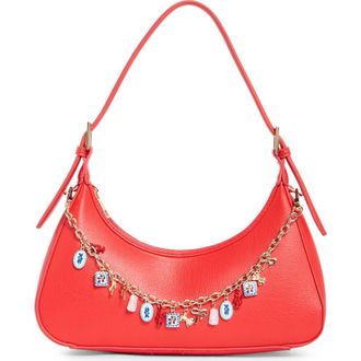 Madden Girl Faux Leather Shoulder Bag in Scarlet at Nordstrom Rack