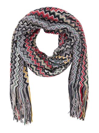 Missoni Chevron Wool-Viscose Blend Scarf - Multicolor