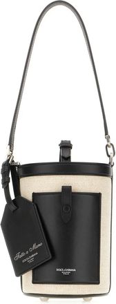 Dolce & Gabbana Crossbodytas - Heren - Schoudertassen - Zwart - ONE Size - Katoen - Tassen