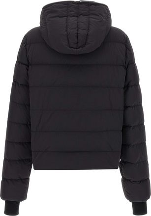 Rick Owens Mens Black Nylon Full-Length Jacket Clothing