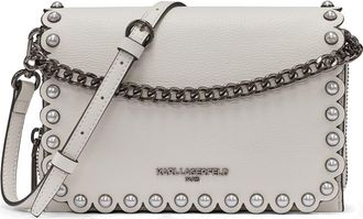 Karl Lagerfeld Lourdes Crossbody in Winter White at Nordstrom