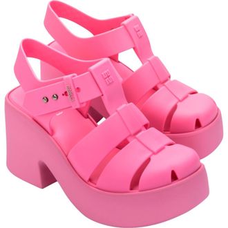 Melissa Lulu Platform Fisherman Sandal in Matte Pink at Nordstrom, Size 10