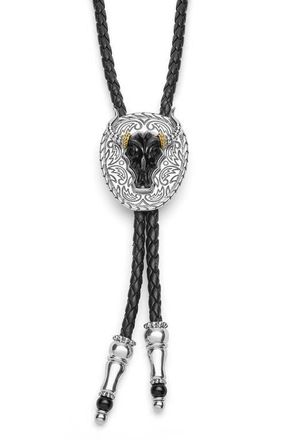 Lagos Mens Longhorn Bolo Tie in Silver at Nordstrom