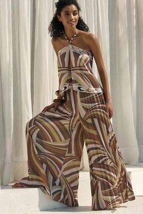 Blithe Scarf Wide-Leg Pants