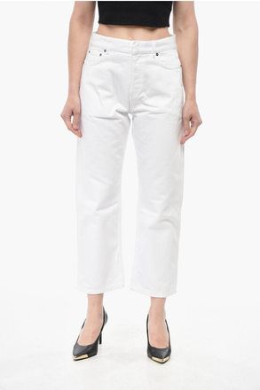 Dior Cropped-Fit Pure-Cotton Jeans 22cm size 44