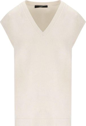 Weekend by Max Mara Oosei Elfenbein gestrickter Weste