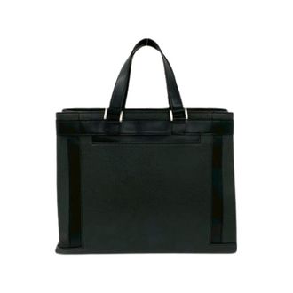 Louis Vuitton Pre-owned Tote Bags, male, Black, Size: ONE SIZE Pre-owned Kasbek PM Taiga Tote Bag