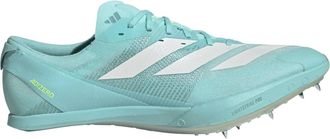 adidas Mens Adizero Fines Road Shoes Lace Up in Flash Aqua - Blue - Size UK 9.5