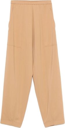 Forte_Forte tapered-leg trousers - Brown