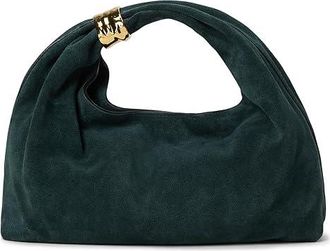Madewell Suede Hand Held Ring Pouch Shoulder Womens Handbags Midnight Forest, Leather