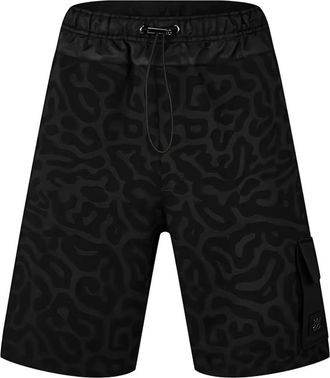 HUGO BOSS Pantaloni sportivi con stampa - Nero