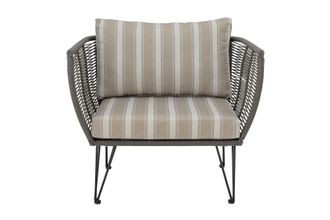 Bloomingville Silla de sal&oacute;n de metal verde