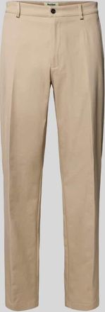 CG - Club of Gents Regular Fit Hose mit französischen Eingrifftaschen Modell Ole in Beige, Größe 46