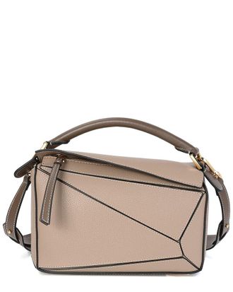 Tiffany & Fred Geometric Pattern Leather Shoulder Bag