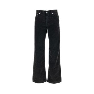 Haikure Jeans, Dames, Zwart, W30, Katoen, Wide Jeans