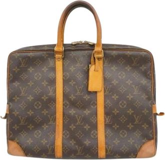 Louis Vuitton Pre-owned Handbags, male, Brown, Size: ONE SIZE Pre-owned Vintage Briefcase