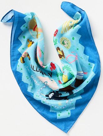 Maeve Printed Bandana Scarf