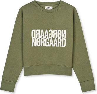 Mads Norgaard Hoodies & sweatvesten, Dames, Groen, 3Xl, Klavertje Vier Ketting