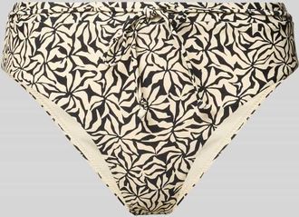 Barts High Waist Bikini-Slip mit Kordelzug Modell Mahry in Black, Gr&ouml;&szlig;e 36