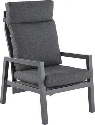 ED&Egrave;N JARD&Iacute; Sof&aacute; de exterior, reforzado, aluminio, color negro, sill&oacute;n:59x72x112