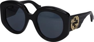 Gucci Damens Sonnenbrille Acetat Schwarz
