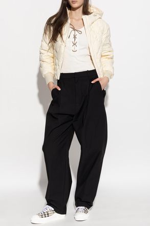 Burberry Delley Down Jacket, Womens, Cream