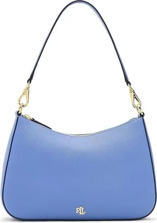 Lauren Ralph Lauren Crosshatch Leather Medium Danni Bag Shoulder Womens Handbags Carson Blue