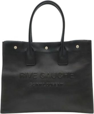 Saint Laurent Pre-owned Tote Bags, female, Black, Size: ONE SIZE Pre-owned Vintage Tote Bag
