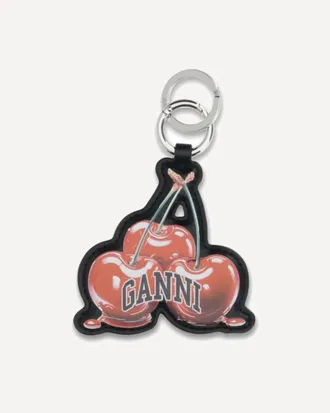Ganni Cherry Keyring Female UNI