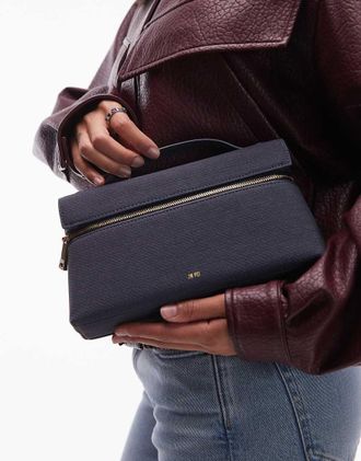 JW PEI JW - Thea - Borsa in denim blu con manico sulla parte superiore