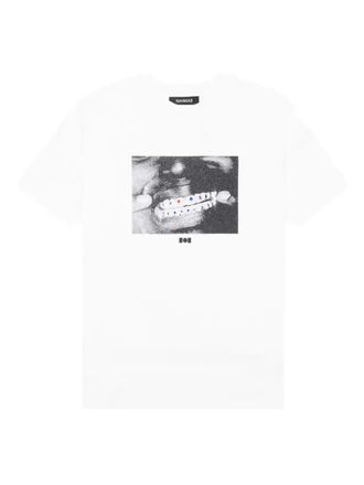 Nahmias Grillz cotton T-shirt - White