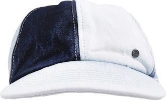 Maison Michel Multicolor Tiger Cotton Denim Baseball Cap, Size Medium