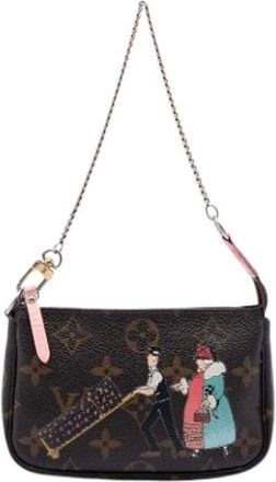 Louis Vuitton Pre-owned Mini Bags, female, Brown, Size: ONE SIZE Pre-owned Fabric Mini Bag