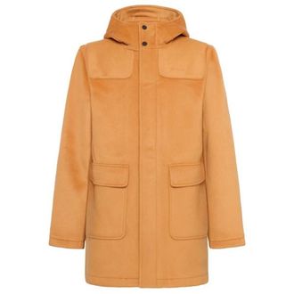 Knowledge Cotton Apparel Felted Wool Duffle Coat Wolljacke f&uuml;r Herren | orange