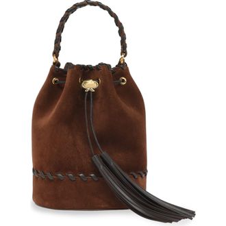 Gianvito Rossi Sienna Zaira Crossbody Bag in Brown Suede at Nordstrom