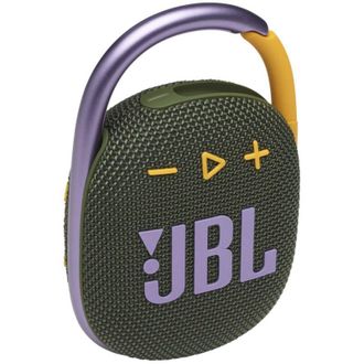 JBL Clip 4 Altoparlante Bluetooth Portatile Verde Impermeabile 5W 10h Autonomia