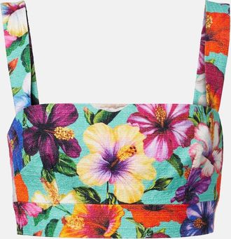 Dolce & Gabbana Floral crop top