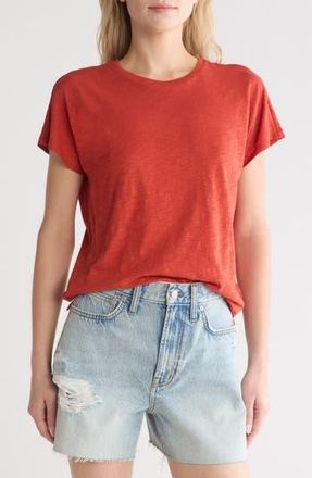 Madewell Gauze Slub Knit T-Shirt in Etruscan Clay at Nordstrom Rack, Size Xx-Small