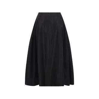 Simone Rocha Circle Silhouette Taffeta Skirt - Black