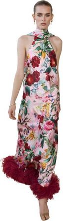 VASILIKI Maliya Feather Dress in Petal Muse at Nordstrom, Size X-Large
