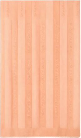 Elisabetta Franchi Foulard sjaal van viscose en modal met jacquardstrepen - Dames - Sjaals - Oranje - ONE Size - Accessoires