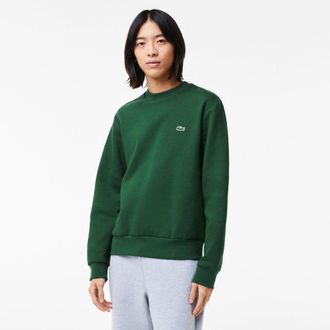 Lacoste Mens Crew Neck Fleece Sweatshirt - Green material_cotton - Size X-Large