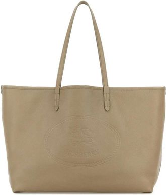 Burberry Leren Shopper - Dames - Shoppers - Beige - ONE Size - Leer - Tassen
