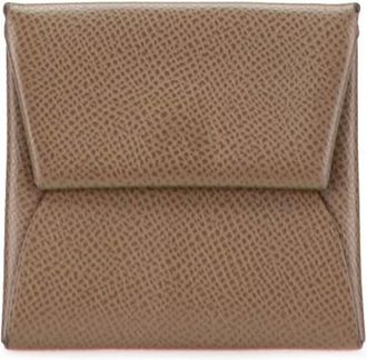 Herm&egrave;s Pre-owned Bags, female, Beige, Size: ONE SIZE Pre-owned Bastia Vau Epsom Coin Case