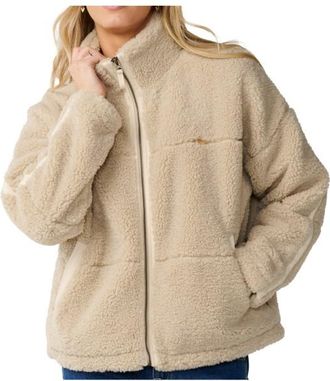 Rip Curl Cala Nights Sherpa Jacket Fleecejacke f&uuml;r Damen | beige