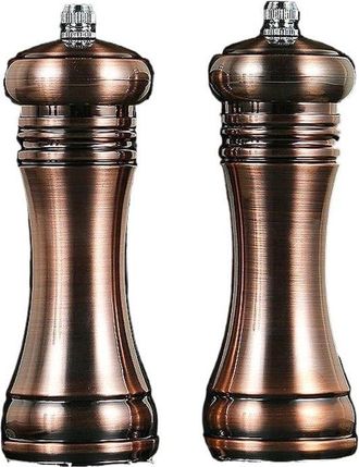 OEM Molinillo De Pimienta De Acero Inoxidable De 2 Piezas, Molinillo De Especias Y Pimienta Recargable, Molinillo De 15 Cm, Color Cobre