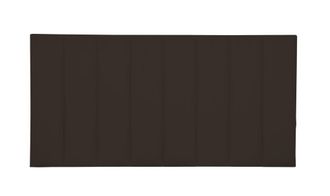 Really Nice Things Cabecero tapizado en terciopelo marr&oacute;n 145x57cm