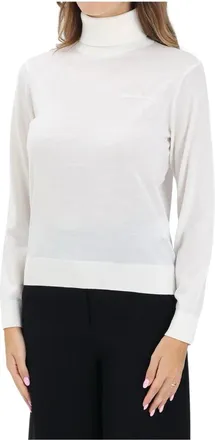 A|X Armani Exchange Truien & Vesten, Dames, Wit, L, Wol, Maglia Ciclista
